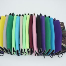 Zipper foam bottle cooler colors