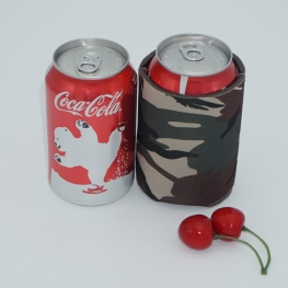 Green Camo can cooler