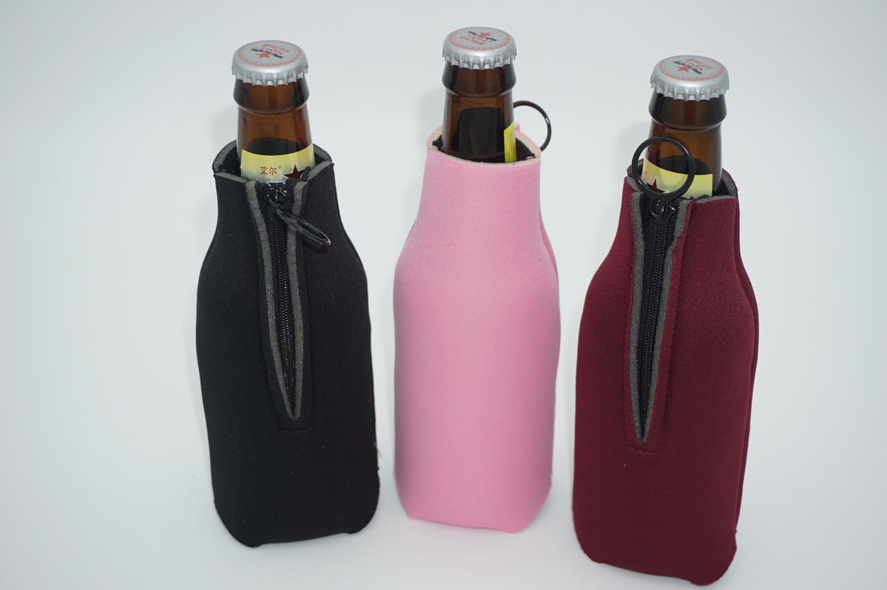 Koozie® Leg Day Foam Zip-Up Bottle Cooler